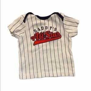 Daddy’s all star baby outfit